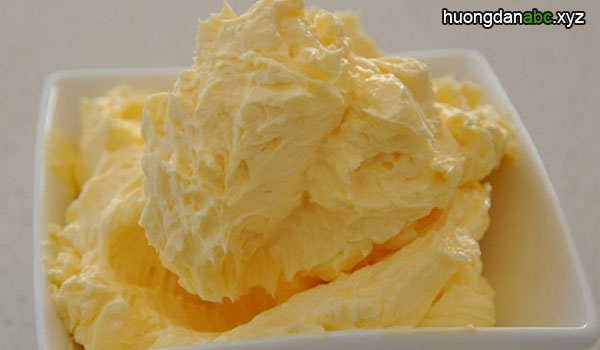 kem bơ sữa trứng gà, món kem bơ sữa trứng gà, cách làm kem bơ sữa trứng gà