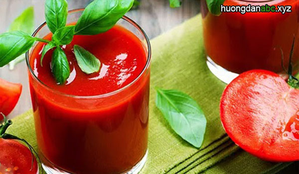 sinh tố cà chua, cách làm sinh tố cà chua, món sinh tố cà chua