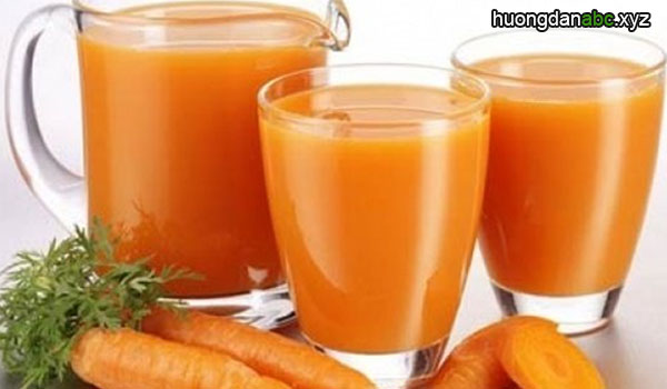 , cách làm sinh tố củ đậu cà rốt, món sinh tố củ đậu cà rốt