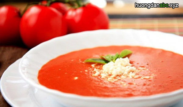 cách làm mòn súp cà chua thịt bò, món ăn ngon, món khai vị